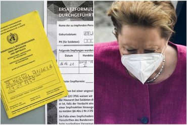 ¡SIN MIEDO! Angela Merkel recibió su primera dosis de la vacuna de AstraZeneca contra el covid-19 (pese a su uso restringido por raros casos de trombosis)