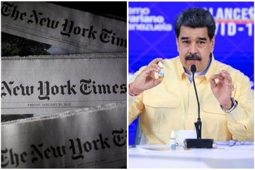 ¡AQUÍ LO TIENE! Las gotitas milagrosas de Maduro: el crudo artículo del New York Times que dejó en ridículo al régimen por su mal manejo de la pandemia