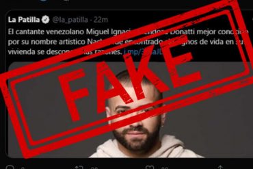 ¡SE PASAN! «Nacho» fue tendencia número uno en Twitter la noche del #27Abr por un falso rumor sobre su muerte