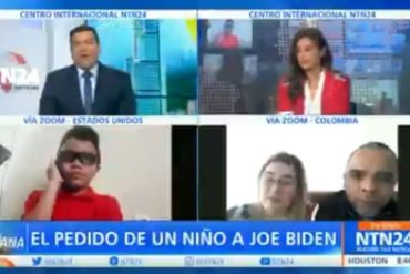 ¡NO SE LO PIERDA! Conozca la historia de Gabriel, el niño venezolano de 10 años que le pidió a Biden ayuda para reunirse con sus padres (+Video)