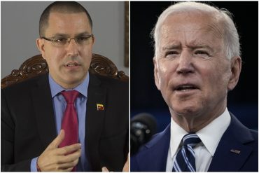 ¡GOLPES DE PECHO! Arreaza se quejó de Biden porque no reconoce a Maduro como “presidente” de Venezuela: “Ha optado por la irracionalidad”