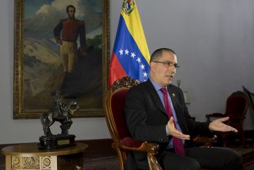 ¡ASÍ LO DIJO! Arreaza afirmó a la misión técnicade la UE que en Venezuela existe un “clima electoral favorable”