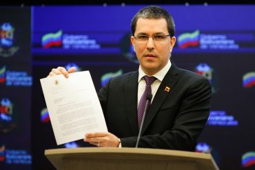 ¡SE HACE LA VÍCTIMA! Arreaza anunció que el régimen pidió a la ONU establecer “un canal directo” con Colombia sobre el tema fronterizo (+Video)