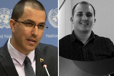 ¡UN SHOW! El “toma y dame” entre un periodista y Jorge Arreaza por la “bienvenida” que Maduro le dio a Márquez y Santrich a Venezuela en 2019 (+Video)