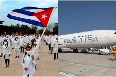 ¿QUÉ TAL? País africano recibió a médicos cubanos para “reforzar” el sistema de salud: viajaron en un vuelo chárter de la aerolínea Plus Ultra