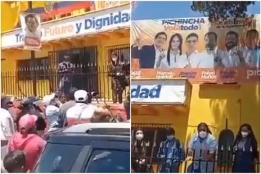 ¡AL DESCUBIERTO! Simpatizantes del excandidato presidencial ecuatoriano Andrés Arauz reclamaron pagos prometidos por hacer campaña (+Videos)