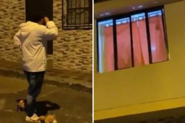 ¡HUMILLANTE!  Video de un hombre que llevó una serenata a su novia en el momento en que ella le estaba siendo infiel desató polémica en redes  (+Video)