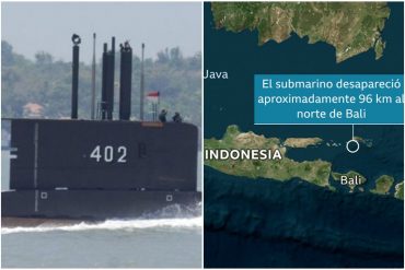 ¡ANGUSTIANTE! En Indonesia trabajan contra reloj: la desesperada búsqueda de un submarino con 53 tripulantes a los que les quedan pocas horas de oxígeno