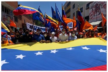 ¡ASÍ LO DIJO! Guaidó acompaña protesta de venezolanos para exigir vacunas este #29May: “Los derechos no se mendigan; se exigen y se defienden”