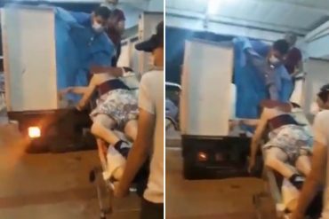 ¡A LO QUE HEMOS LLEGADO! Paciente terminó en un camión luego de que la ambulancia se quedara sin gasolina en Barinas (+Video)