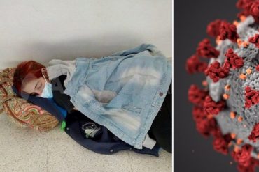 ¡MUY TRISTE! La desgarradora foto de una joven de 20 años que murió de COVID-19 en Argentina: la pusieron a esperar en el piso