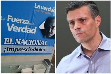 ¡APOYO TOTAL! Leopoldo López dijo que el embargo a El Nacional ordenado por Diosdado  “escenifica” aún más a un régimen “violento y sin control”