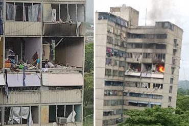 ¡TERRIBLE! Así quedó el edificio en Ocumare del Tuy tras explosión por presunta fuga de gas doméstico (+Fotos)