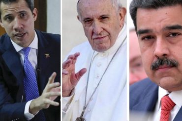 ¡EXTRAOFICIAL! Agencia italiana asegura que el papa Francisco quiere reunir a Maduro y Guaidó en el Vaticano (+lo que se sabe hasta ahora)