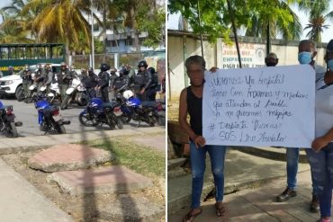 ¡VEA! Hospital Doctor Lino Arévalo en Tucacas amaneció militarizado por la GNB y la PNB por este indignante motivo (+Fotos)