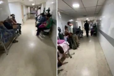 ¡PANDEMIA EN VENEZUELA! Con más de 60 pacientes y 400 hospitalizados amaneció la sala de emergencia del Hospital Universitario de Maracaibo (+Video)