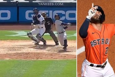 ¡TREMENDO TABLAZO! Altuve fue abucheado por los fanáticos de los Yankees y él les respondió con un jonrón ganador en la octava entrada (+Videos)