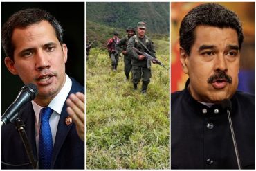 ¡DEBE SABERLO! Guaidó acusó a Maduro de “amparar” actuación de disidentes de las FARC en Venezuela: “Estamos conscientes de esta situación” (+Video)