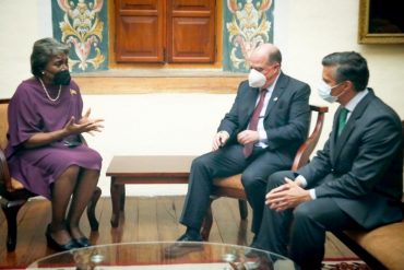 ¡LO ÚLTIMO! Leopoldo López tras reunión con embajadora de EEUU: “Reiteró apoyo de Biden a un acuerdo integral que conduzca a elecciones libres”