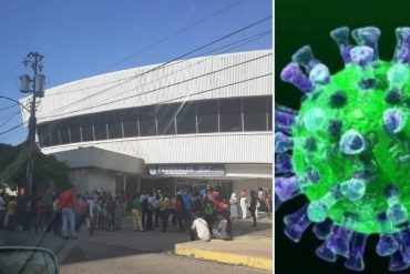 ¡VEA! Así son las largas colas para ingresar al Banco de Venezuela sin acatar las medidas de bioseguridad y en plena emergencia sanitaria por el COVID-19 (+Fotos)