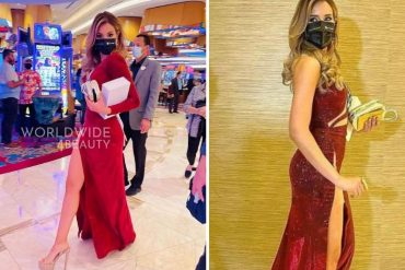 ¡IMPACTANTE! «Venezuela, la corona es tuya»: El arrollador apoyo de fanáticos que recibe Mariangel Villasmil durante la concentración del Miss Universo (+Video)