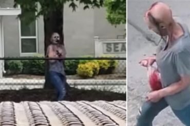 ¡VEA! El misterioso caso de la supuesta «mujer zombie» salida de «Resident Evil» y que causó conmoción en una ciudad de EEUU (+Impactante video)