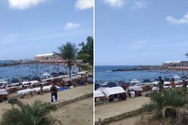 ¡VEA! Así de repletas estuvieron las playas de Camurí Chico este fin de semana de cuarentena flexible: aseguran que fue de los más concurridos en el último trimestre