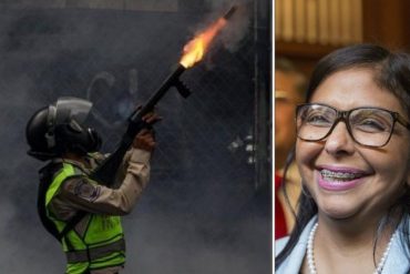 ¡LO DIJO! «El Estado se defendió, siempre con la prohibición de uso de armas de fuego»: la descarada afirmación de Delcy Rodríguez sobre las protestas de 2017 (+Video) (+Cinismo)