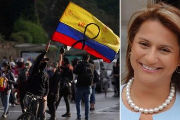 ¡ESCUCHE! Paola Holguín respondió a quienes le cuestionaron por qué defendió protestas en Venezuela y no en Colombia: “Son situaciones muy distintas” (+Video)