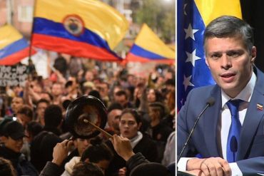 ¡POLÉMICO! Criticaron a Leopoldo López en redes por sus declaraciones sobre la ola de protestas en Colombia: “El chiste de la semana” (+Reacciones)