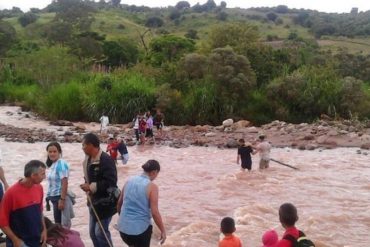 ¡ATENCIÓN! Reportan una crecida alarmante del río Táchira durante la mañana de este sábado #8May: “No intenten cruzar” (+Video)
