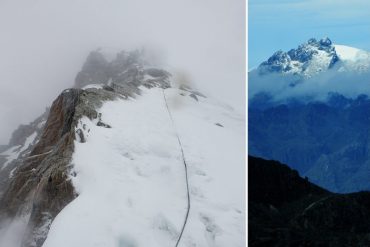 ¡ACLARADO! Data de 2016 la fotografía viralizada en redes del Pico Humboldt «vestido de blanco» tras una tormenta de nieve (+Foto)