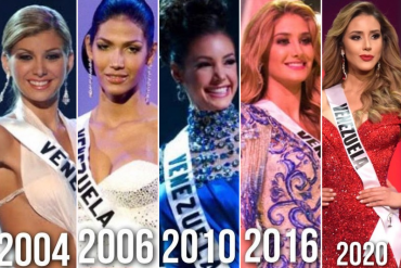¡VÉALAS! Estas son las cinco venezolanas que no han logrado clasificar entre las semifinalistas del Miss Universo en los últimos 17 años