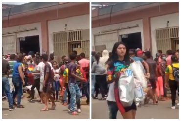 ¡VEA! Reportan saqueos y disturbios en Guasipati y El Callao porque supuestamente los comerciantes no quieren aceptar billete de Bs 50.000 (+Videos)