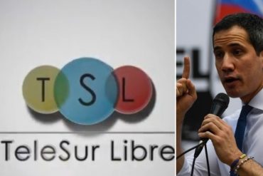 ¡DEBES SABERLO! Guaidó sobre el lanzamiento de TeleSUR Libre: «Es un proyecto que busca vencer la censura»