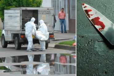 ¡TERRIBLE! Joven asesinó a otro con un cuchillo tras una discusión por un dólar en un barrio de Valencia