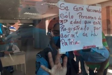 ¡MUY CLARO! “Si paga por ser vacunado, usted es un corrupto”: Piden a venezolanos no caer en la tentación de comprar dosis que se venden de manera ilegal