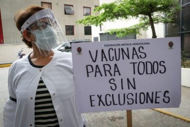 ¡BIEN CLARO! “Mentira vil y descarada”: Federación Médica Venezolana negó la versión del régimen de que 90% del personal sanitario está vacunado