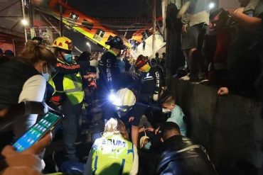 ¡SEPA! Cancillería del régimen envía condolencias a México por accidente del metro en el que murieron 23 personas