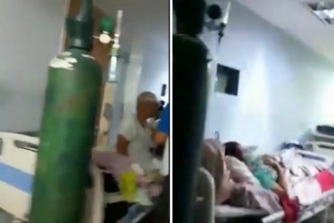 ¡QUÉ DURO! Colapso en el HUM de Zulia por ola de COVID-19: a los pacientes los hospitalizan en los pasillos por falta de camas (+Video)