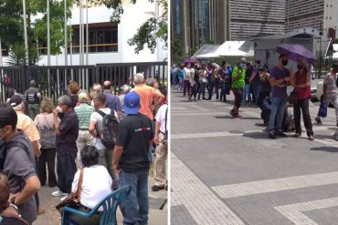 ¡SEPA! Reportaron largas colas a las afueras del hotel Alba Caracas por jornada de vacunación contra el covid-19 este #30May (+Fotos +Video)