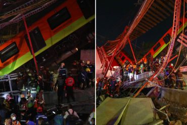 ¡TERRBILE! Al menos 23 muertos al desplomarse un metro en Ciudad de México (+Fotos +Video)