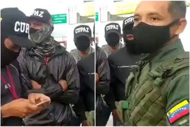 ¡BOCHORNOSO! Funcionarios de la GNB y miembros del Cupaz protagonizaron una vergonzosa discusión por el control de una estación de servicio (+Video)