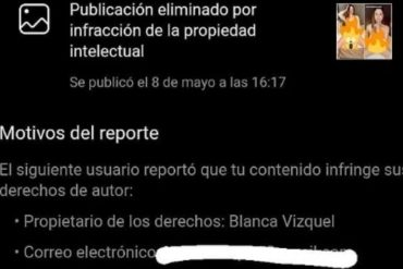 ¡POLÉMICO! Blanca Vizquel denunció por violación de derechos de autor a quienes filtraron y difundieron sus fotos íntimas (+Captura)