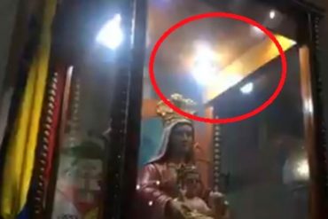 ¡DE IMPACTO! Aseguran que el rostro de José Gregorio Hernández «apareció» sobre la corona de la Virgen de Coromoto de Guanare (+Video)