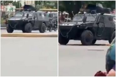 ¡VÉALO! El momento en el que casi matan a efectivos policiales que se desplazaban por La Vega (+Video)