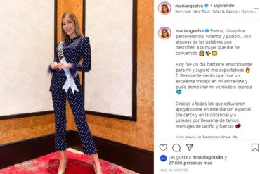 ¡PASE Y LEA! «Pude demostrar mi verdadera esencia»: Lo que dijo Mariangel Villasmil tras su entrevista con el jurado del Miss Universo (+Detalles del estilismo que usó)