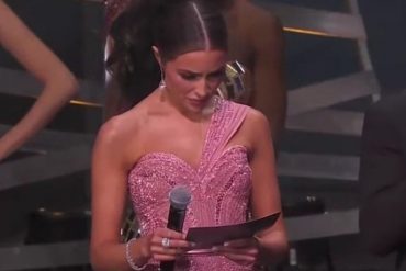 ¡AJÁ! «Me estaba concentrado porque no quería anunciar a la ganadora equivocada»: Olivia Culpo explica su rara expresión facial mientras leía resultados del Miss Universo