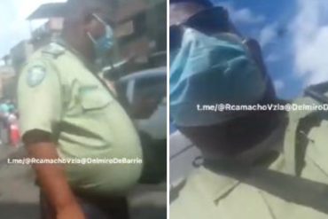 ¡UNA JOYA! Graban a policaracas “matraqueando” a una buhonera en Catia: “¿Cómo le resuelvo al hombre? Me sacan de ahí porque no estoy resolviendo nada” (+Video)