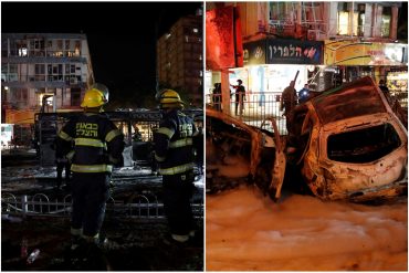 ¡TENSO! Hamas disparó 130 cohetes hacia Tel Aviv, uno de los principales núcleos urbanos de Israel: reportan un muerto y varios heridos (+Videos)